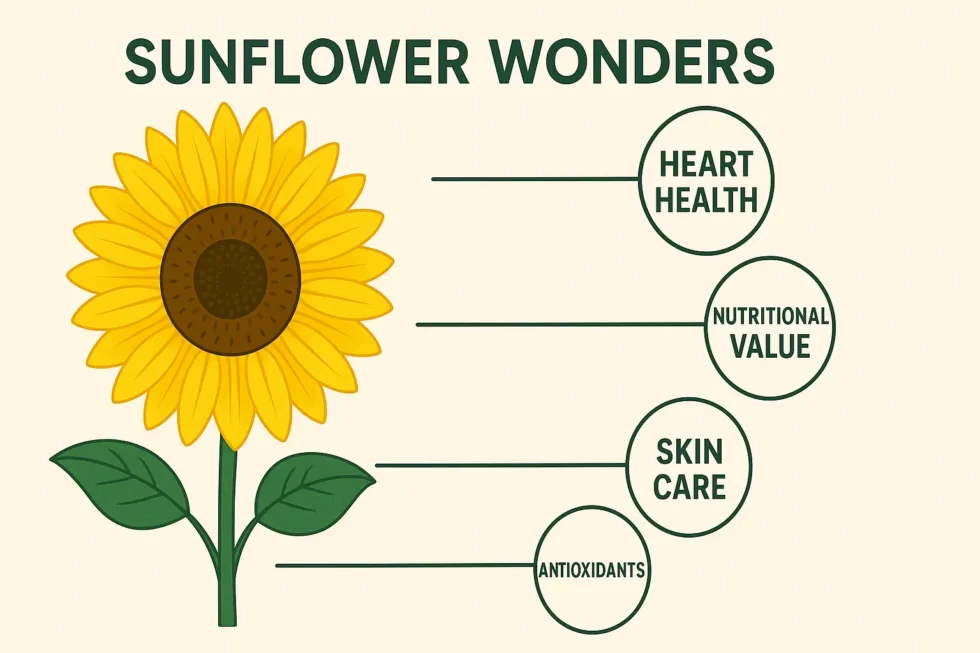 Sunflower Wonders Beauty, Science, and Secrets of Nature’s Golden Bloom
